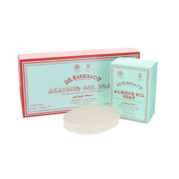 D.R. Harris Almond Oil Bath Soap, 3 Pack